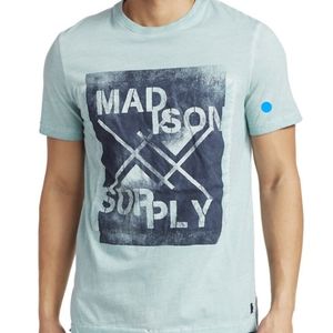 Madison Supply Short Sleeve Logo Cotton Tee